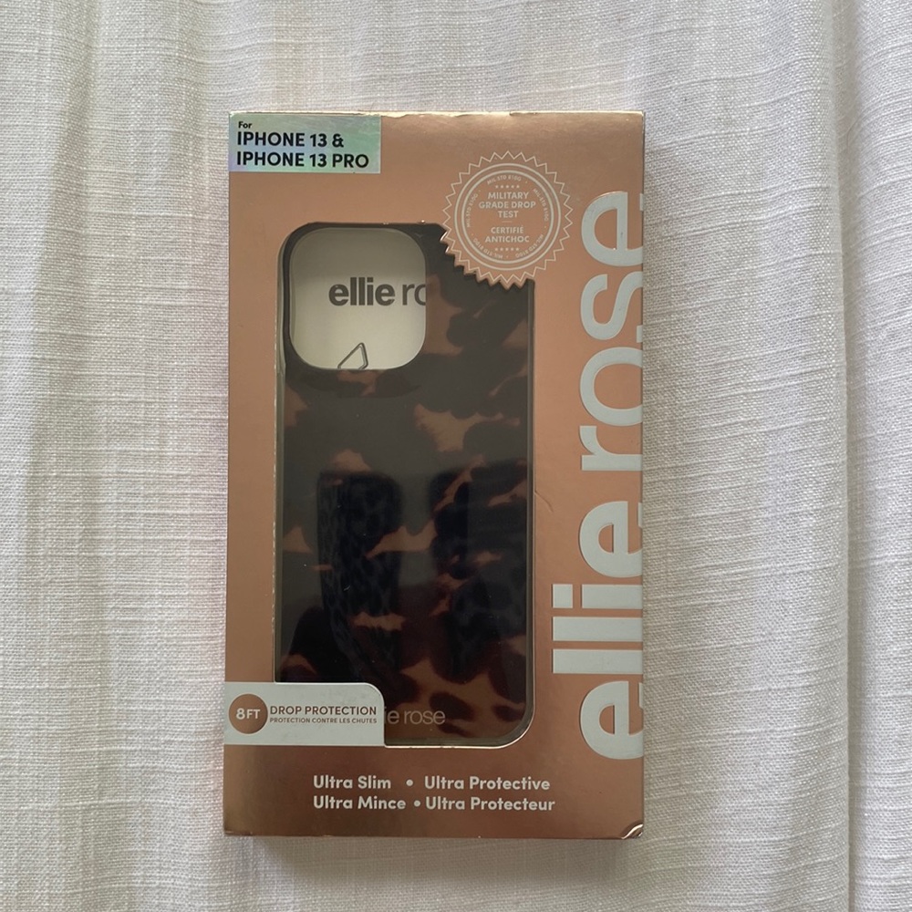 iPhone 13 Pro ellie rose tortoise print phone case